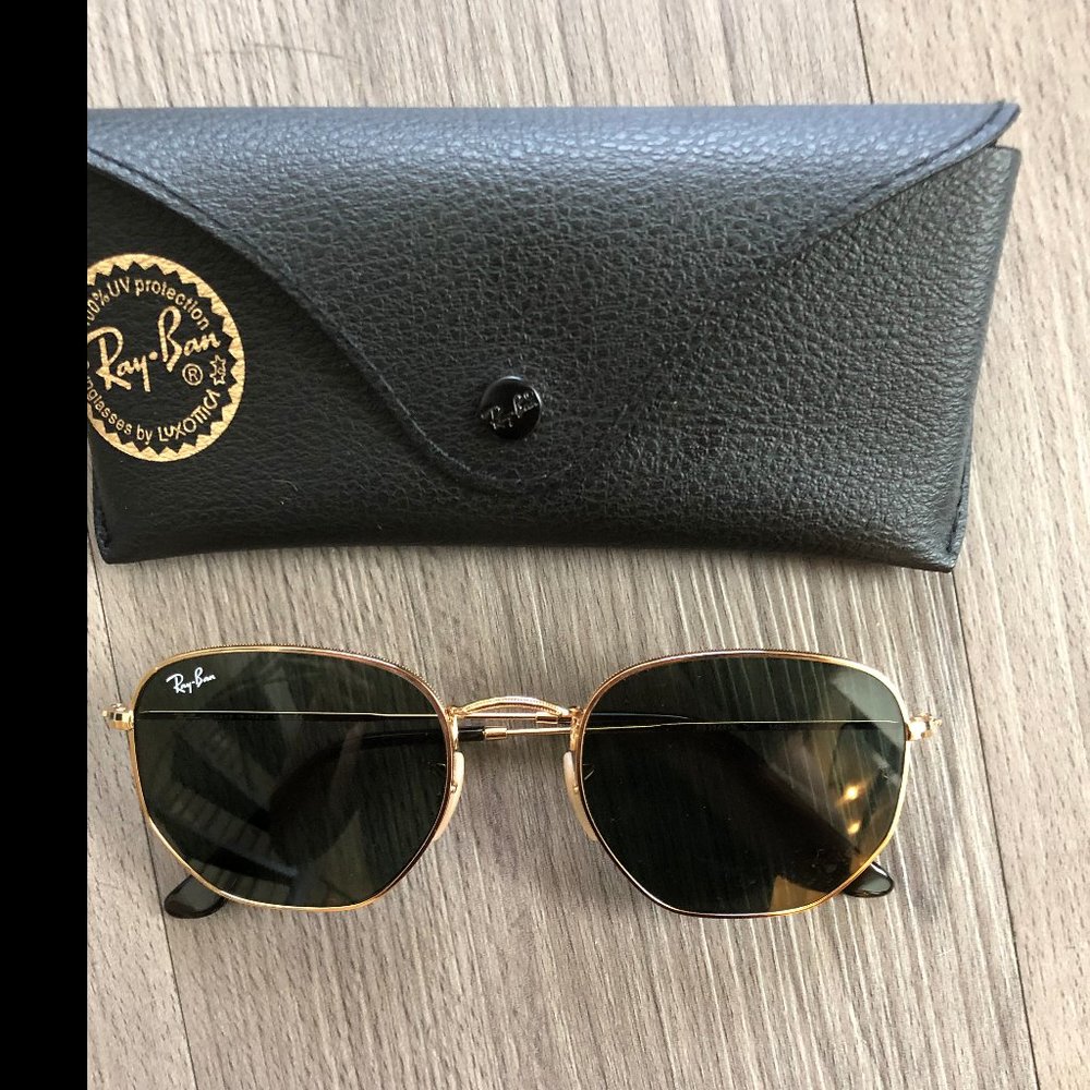 Ray-Ban Hexagonal Flat Lenses RB3548N 001 54-21